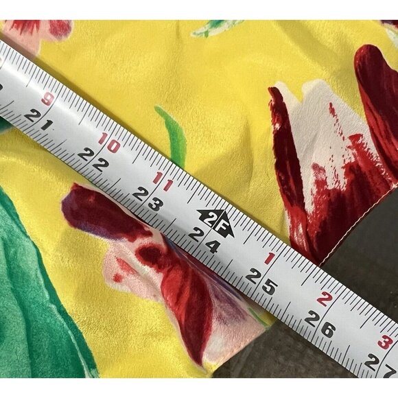 Ralph Lauren Collection Purple Label Silk Floral Skirt Multicolor Size 6 Flowy - Picture 11 of 12